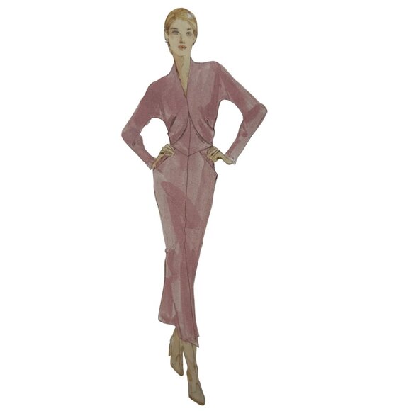 Vogue Couture Vtg Inspired #2754 Dress Sewing Pattern Sizes 12-14-16 New Uncut! - Picture 3 of 7